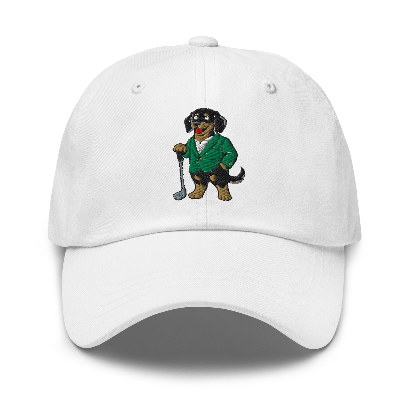 Champions Collection - Dachshund White golf hat – Poop Dog