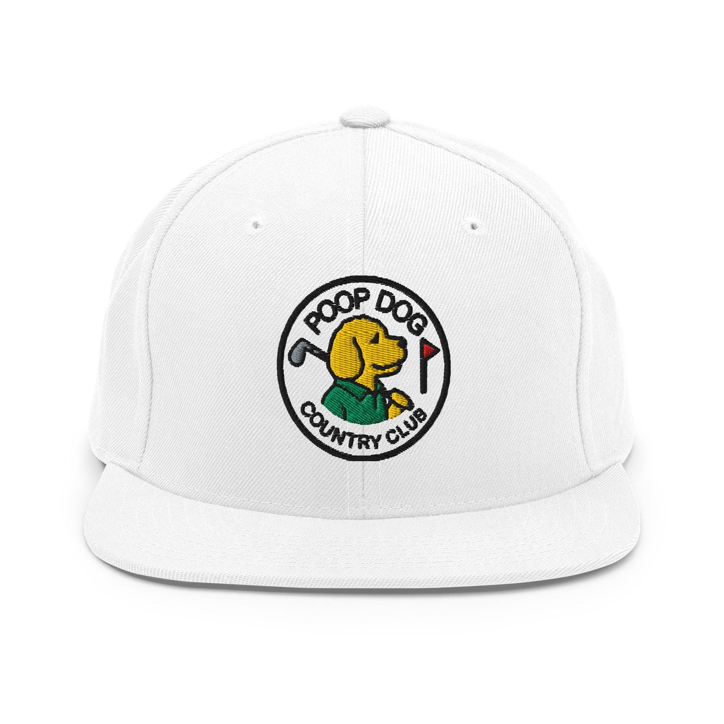 Country Club White Golf Hat – Poop Dog
