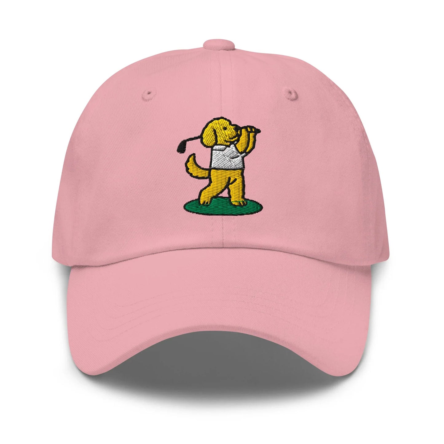 Dad Hat Pink Golf Hat – Poop Dog