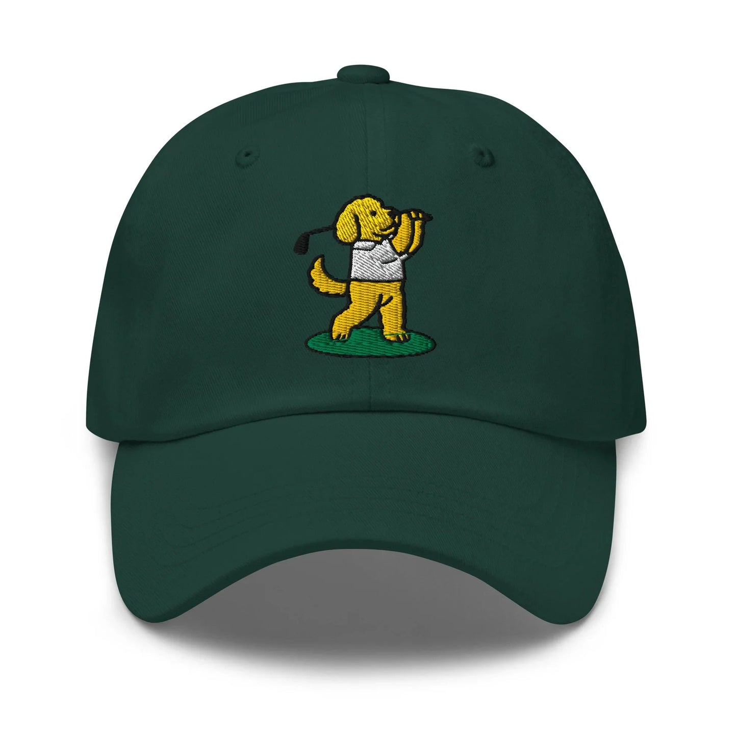 Dad Hat Spruce Golf Hat – Poop Dog