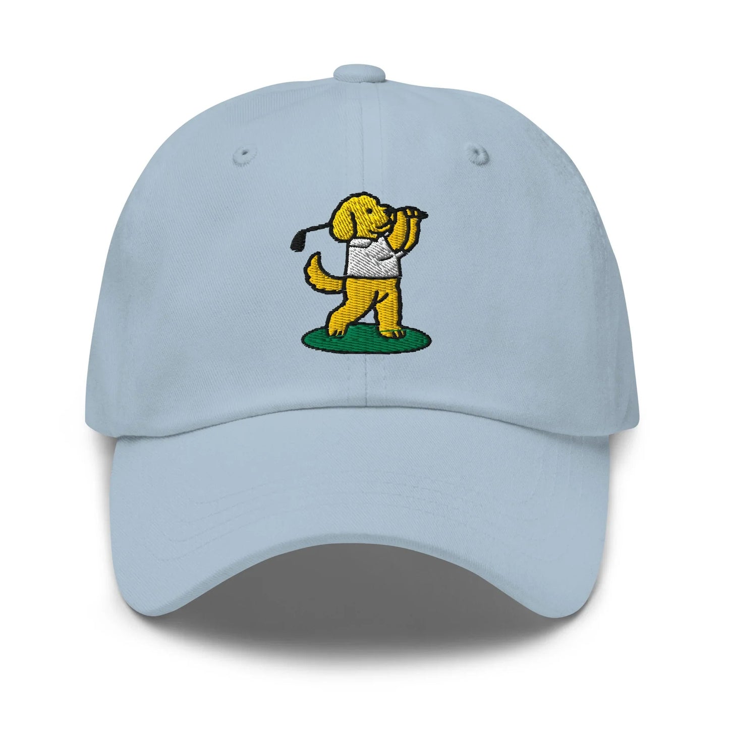 Dad Hat Light Blue Golf Hat – Poop Dog