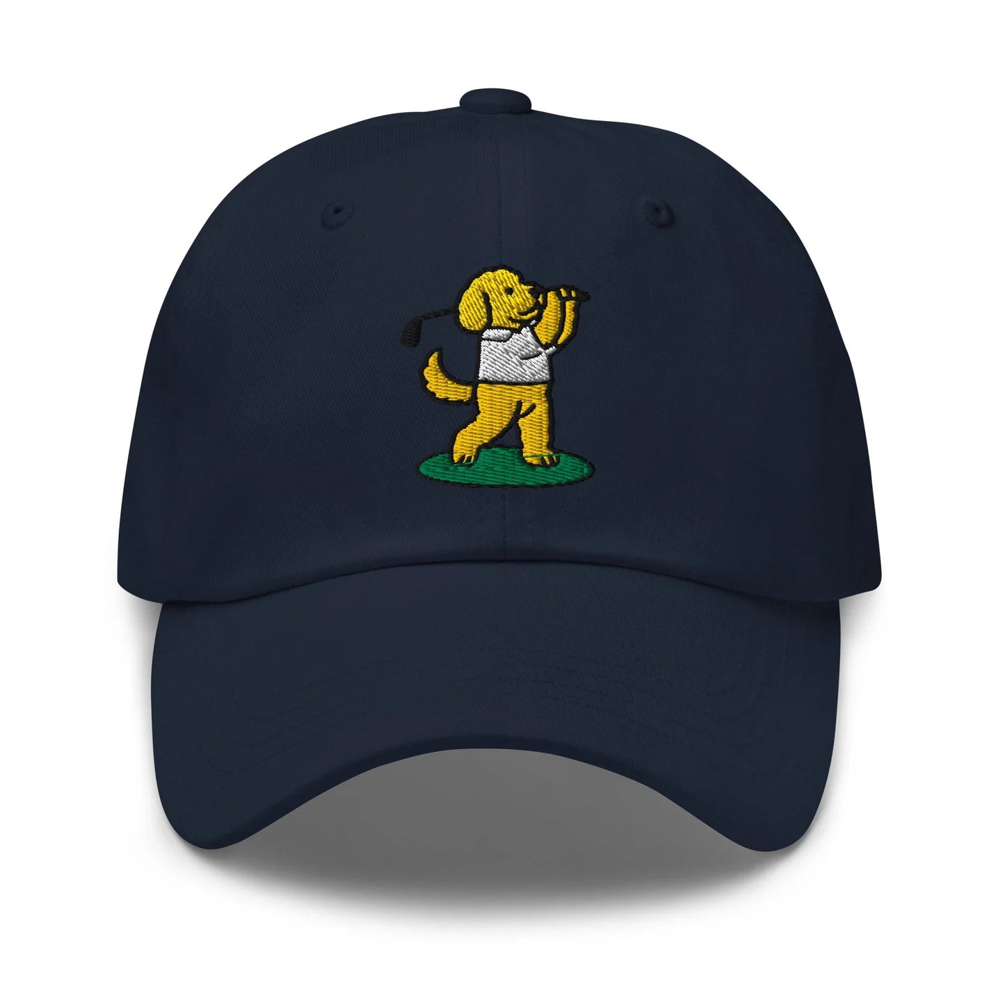 Dad Hat Navy Golf Hat – Poop Dog