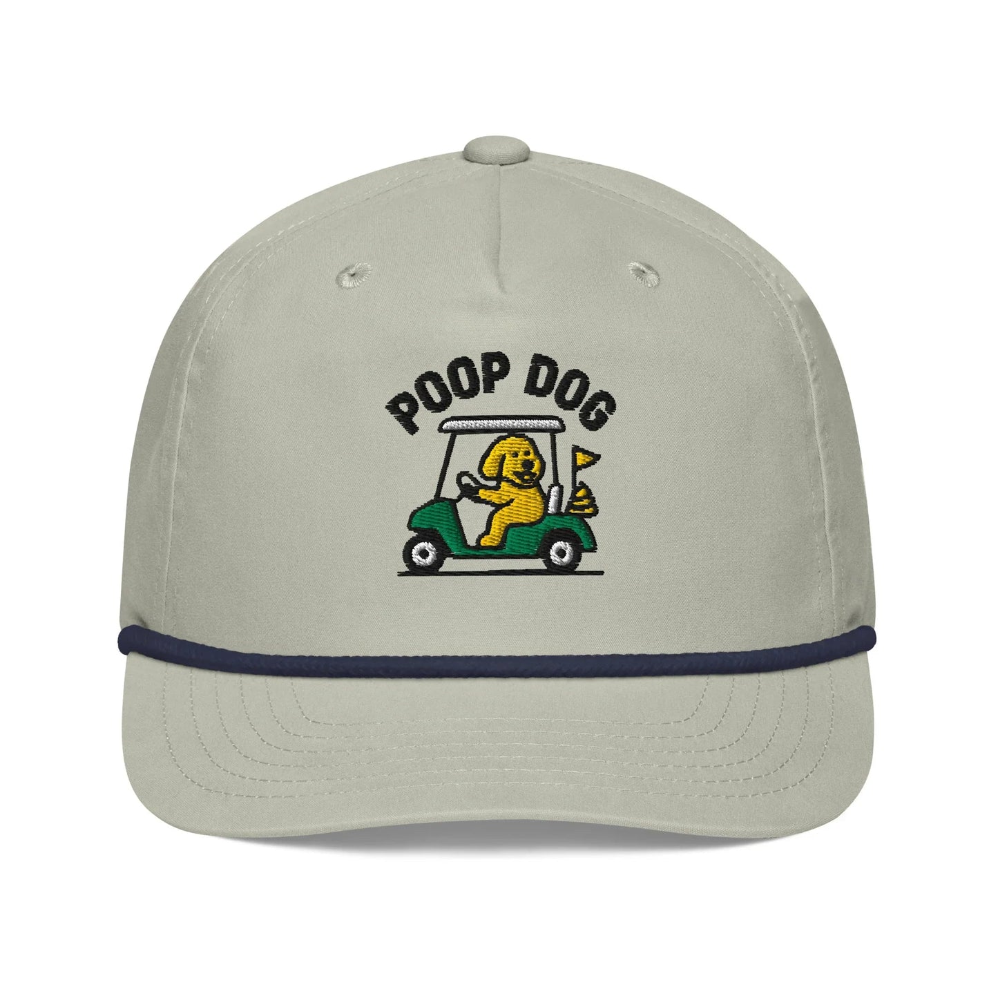 Pace of Play Lt Gray/Navy Golf Hat – Poop Dog