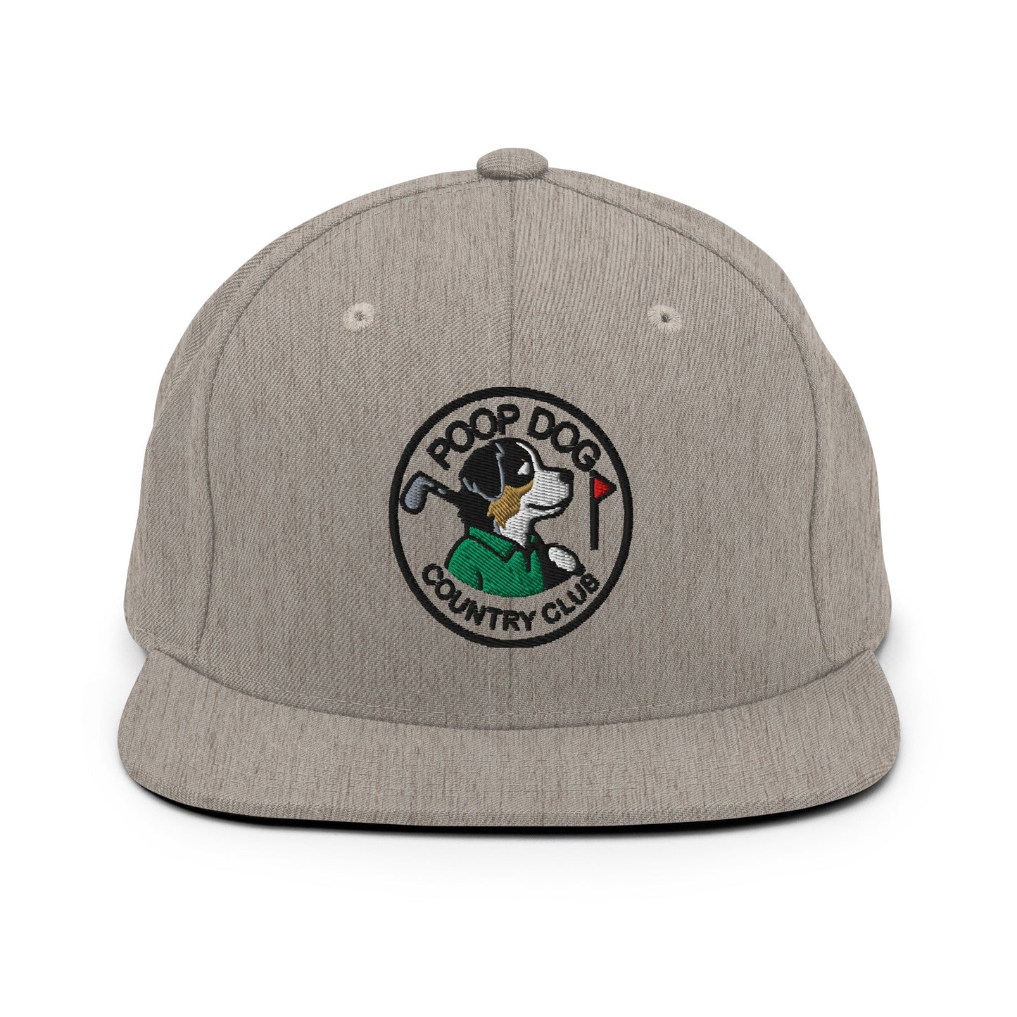 Australian Shepard - Country Club Heather Grey golf hat – Poop Dog