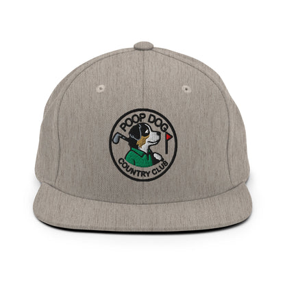 Australian Shepard - Country Club Heather Grey golf hat – Poop Dog