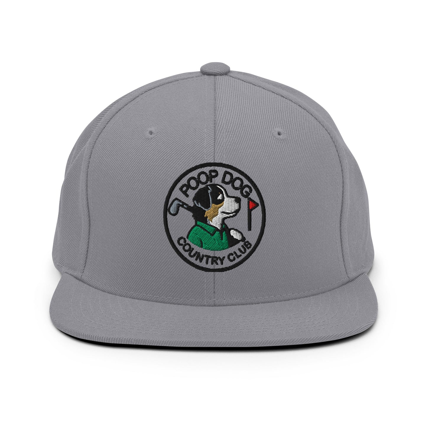 Australian Shepard - Country Club Silver golf hat – Poop Dog