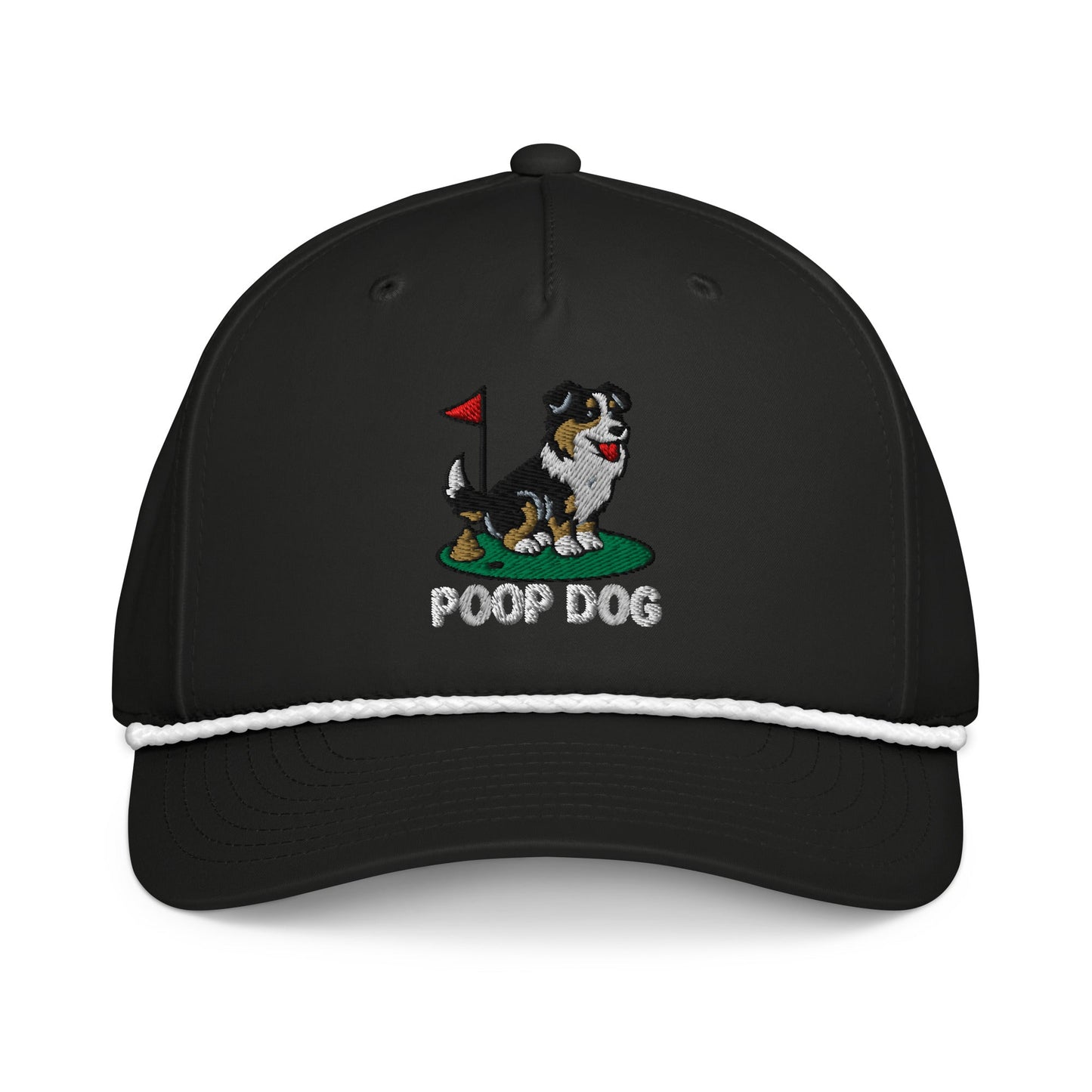 Australian Shepherd - The Original Black/White golf hat – Poop Dog