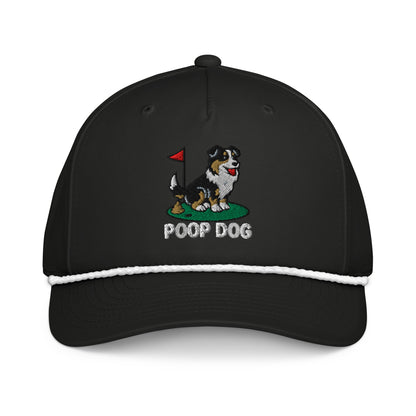 Australian Shepherd - The Original Black/White golf hat – Poop Dog