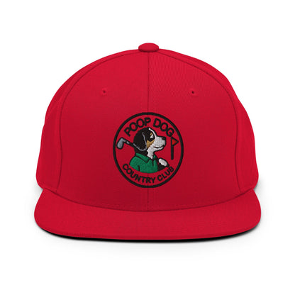 Bernedoodle - Country Club Red golf hat – Poop Dog