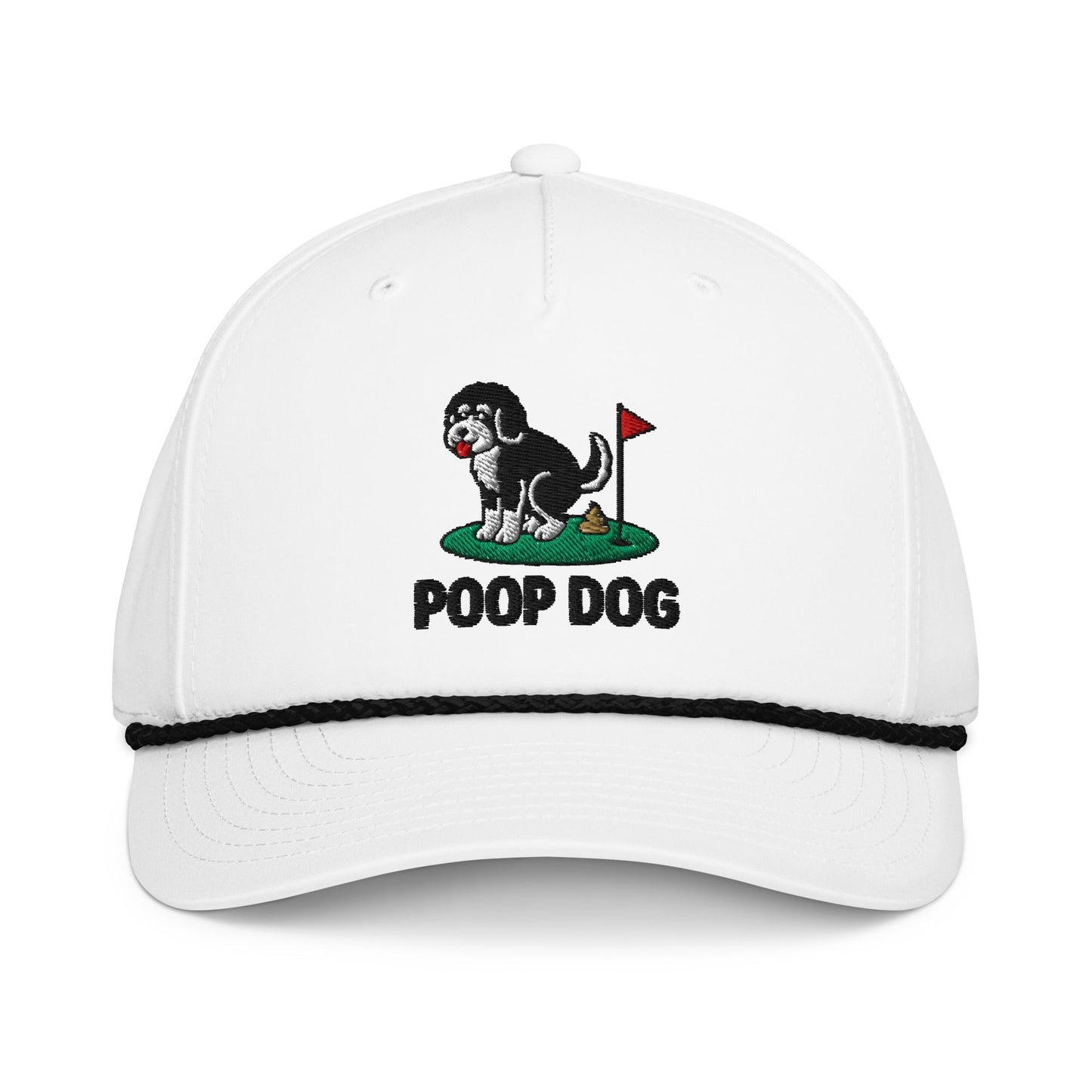 Bernedoodle - The Original White/Black golf hat – Poop Dog