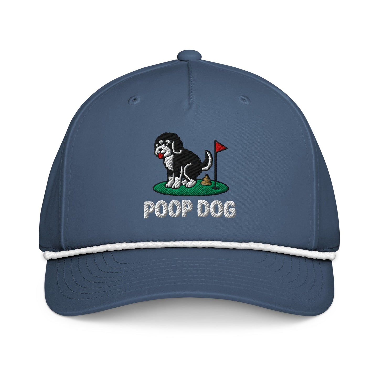 Bernedoodle - The Original Light Blue/White golf hat – Poop Dog