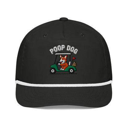 Corgi - Pace of Play Black/White golf hat – Poop Dog