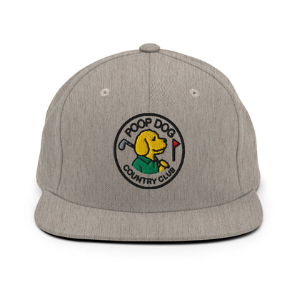 Country Club Heather Grey Golf Hat – Poop Dog