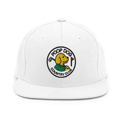 Country Club White Golf Hat – Poop Dog