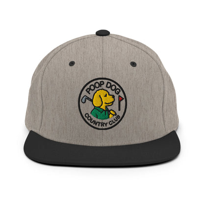 Country Club Heather/Black Golf Hat – Poop Dog