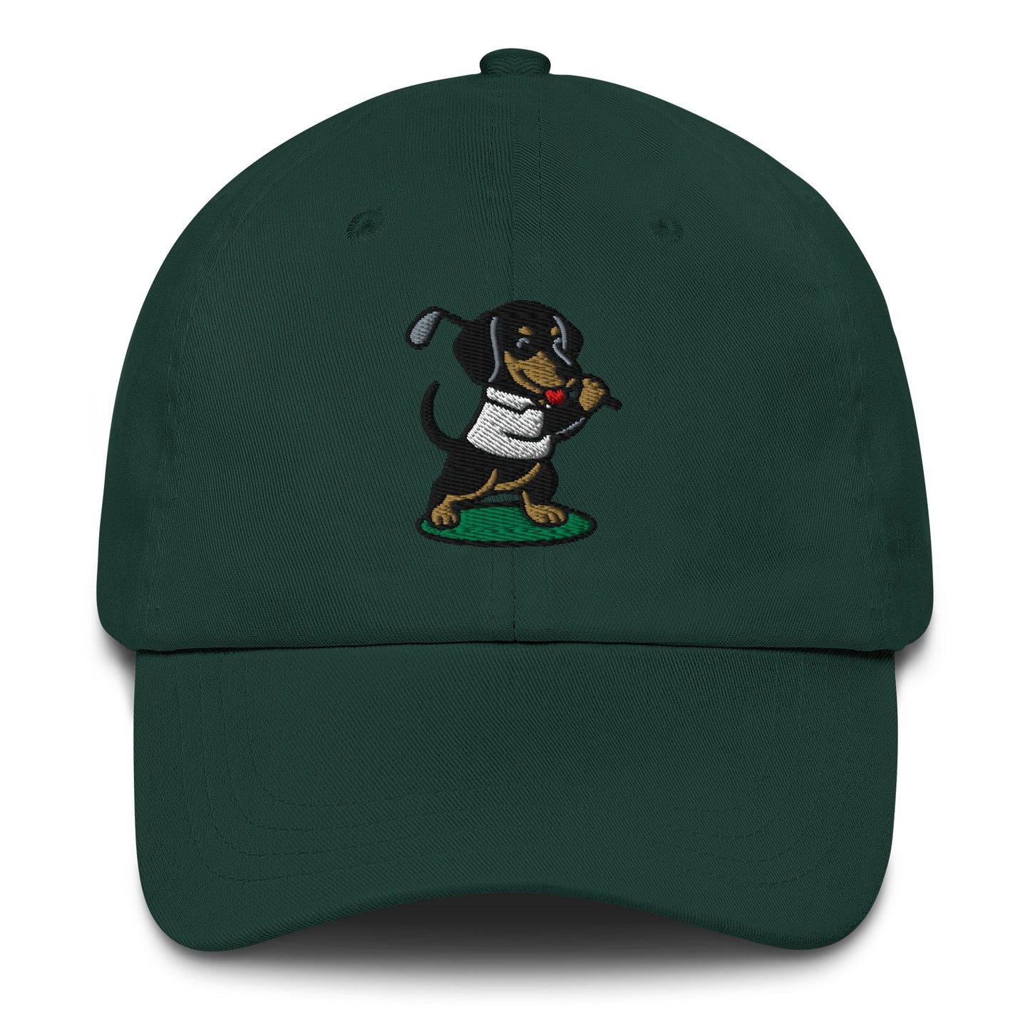 Dachshund - Dad Hat Spruce golf hat – Poop Dog