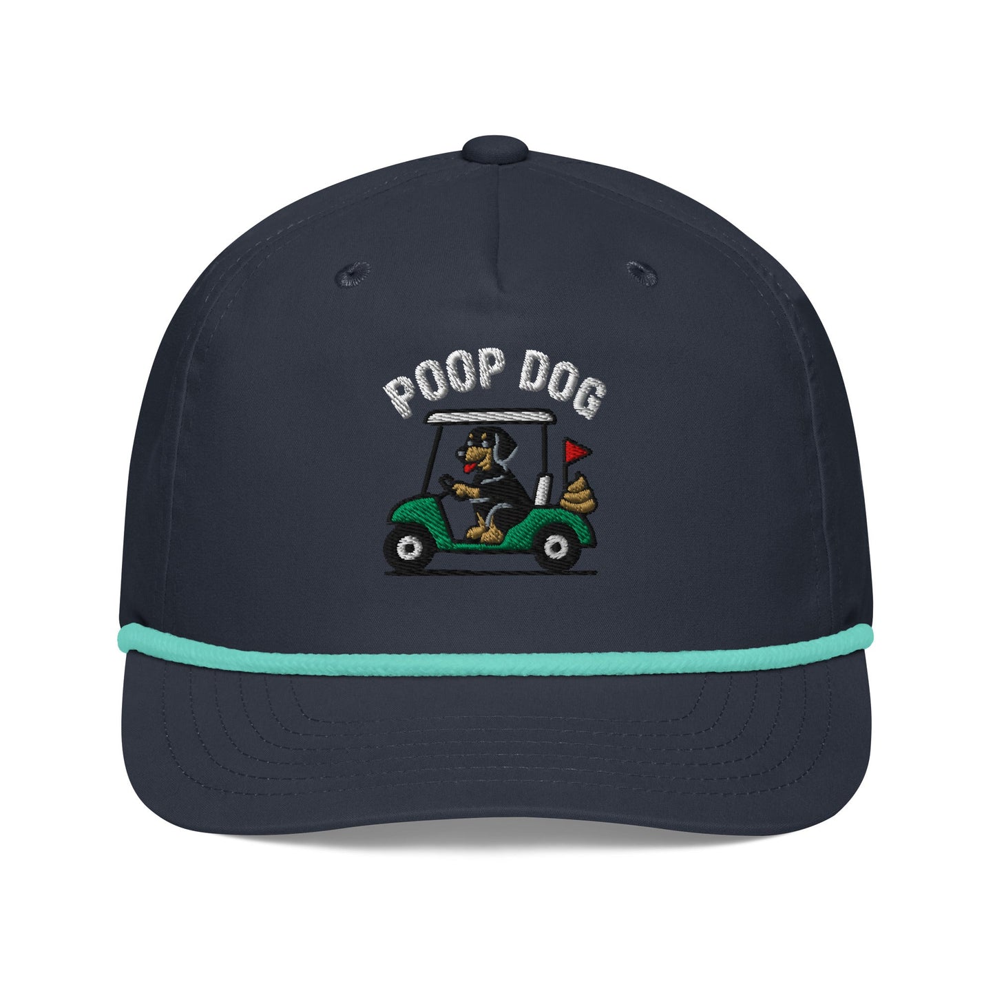 Dachshund - Pace of Play Navy/Mint golf hat – Poop Dog