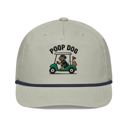 Dachshund - Pace of Play Lt Gray/Navy golf hat – Poop Dog