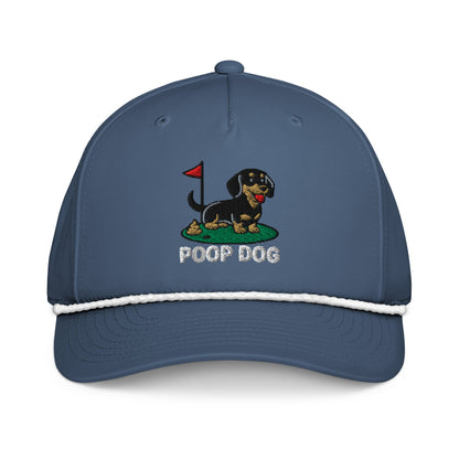 Dachshund - The Original Light Blue/White golf hat – Poop Dog