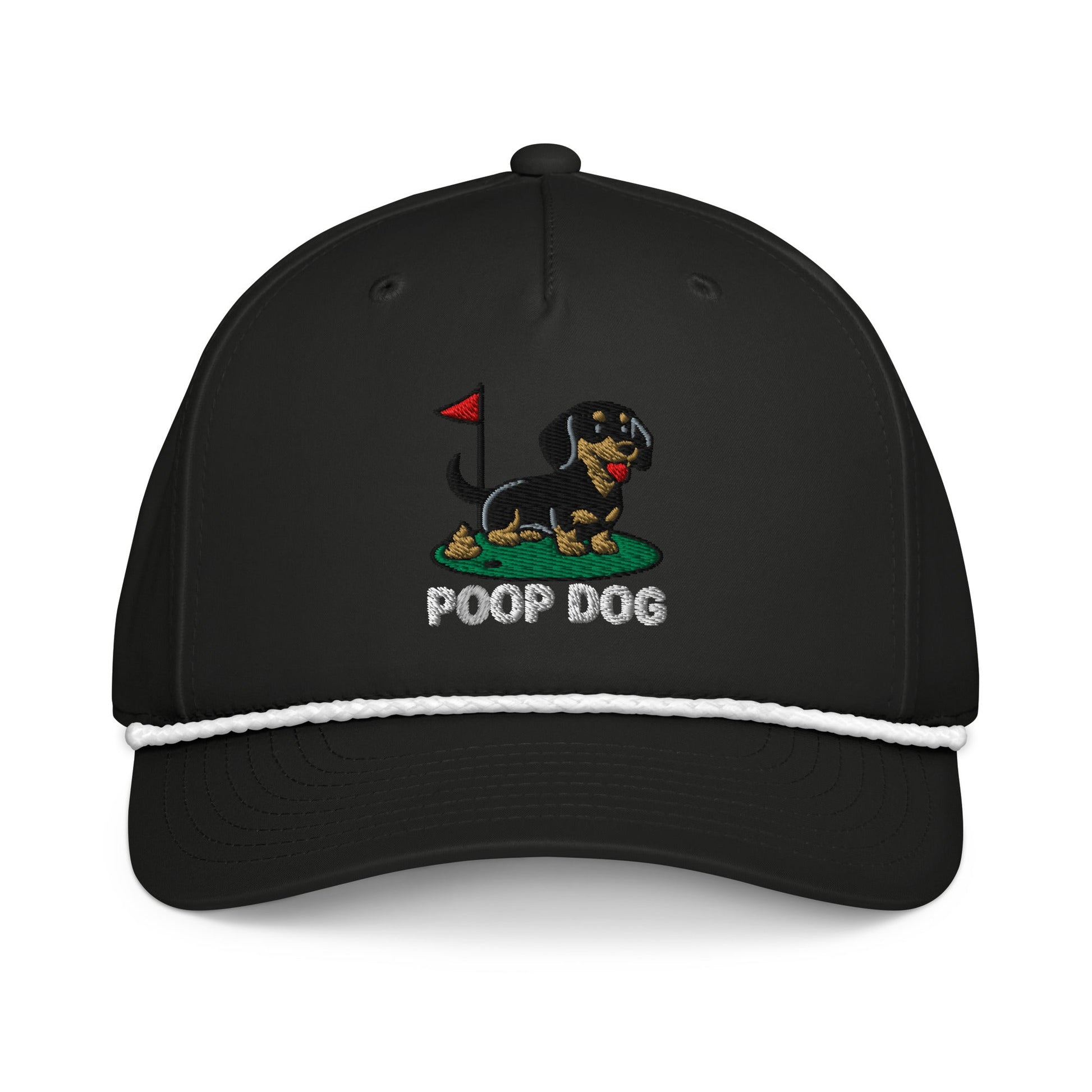 Dachshund - The Original Black/White golf hat – Poop Dog