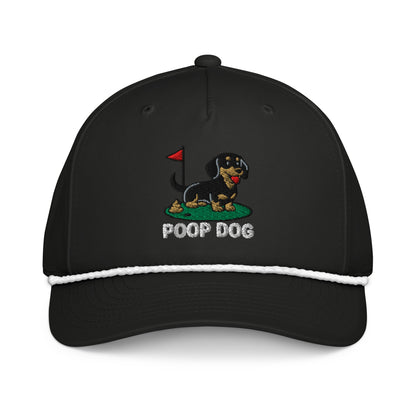 Dachshund - The Original Black/White golf hat – Poop Dog