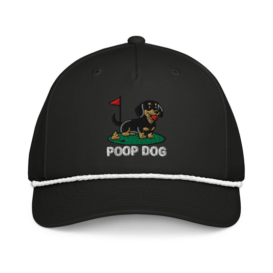 Dachshund - The Original Black/White golf hat – Poop Dog