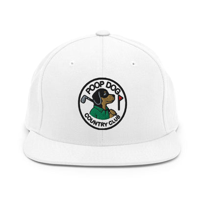 Dachsund - Country Club White golf hat – Poop Dog