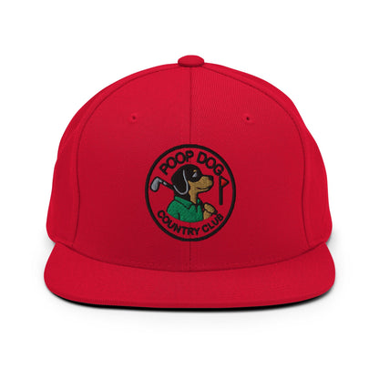 Dachsund - Country Club Red golf hat – Poop Dog