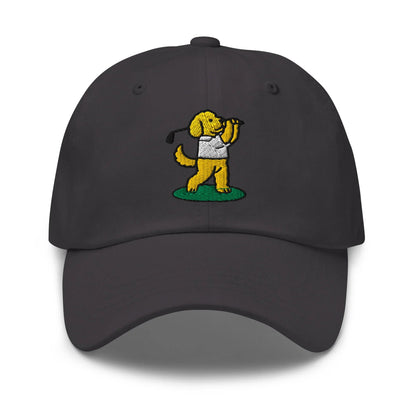 Dad Hat Dark Grey Golf Hat – Poop Dog