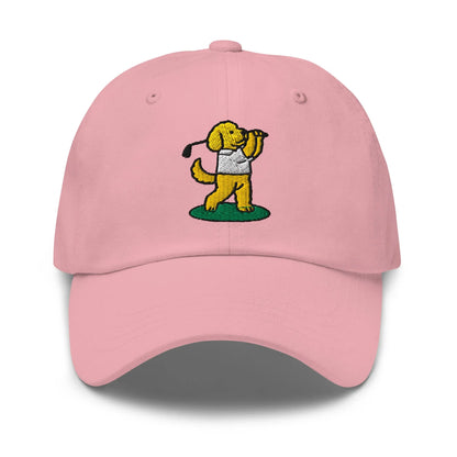 Dad Hat Pink Golf Hat – Poop Dog