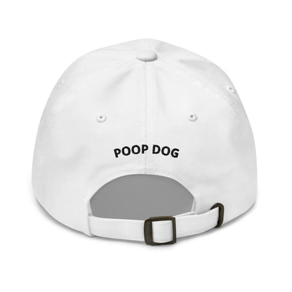 Dad Hat White Golf Hat – Poop Dog
