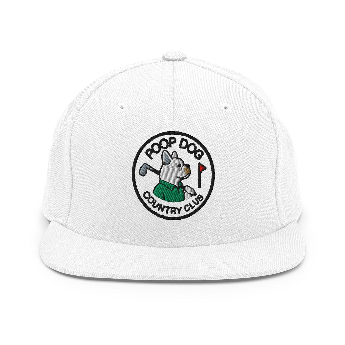French Bulldog - Country Club White golf hat – Poop Dog