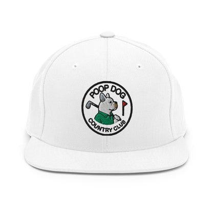 French Bulldog - Country Club White golf hat – Poop Dog