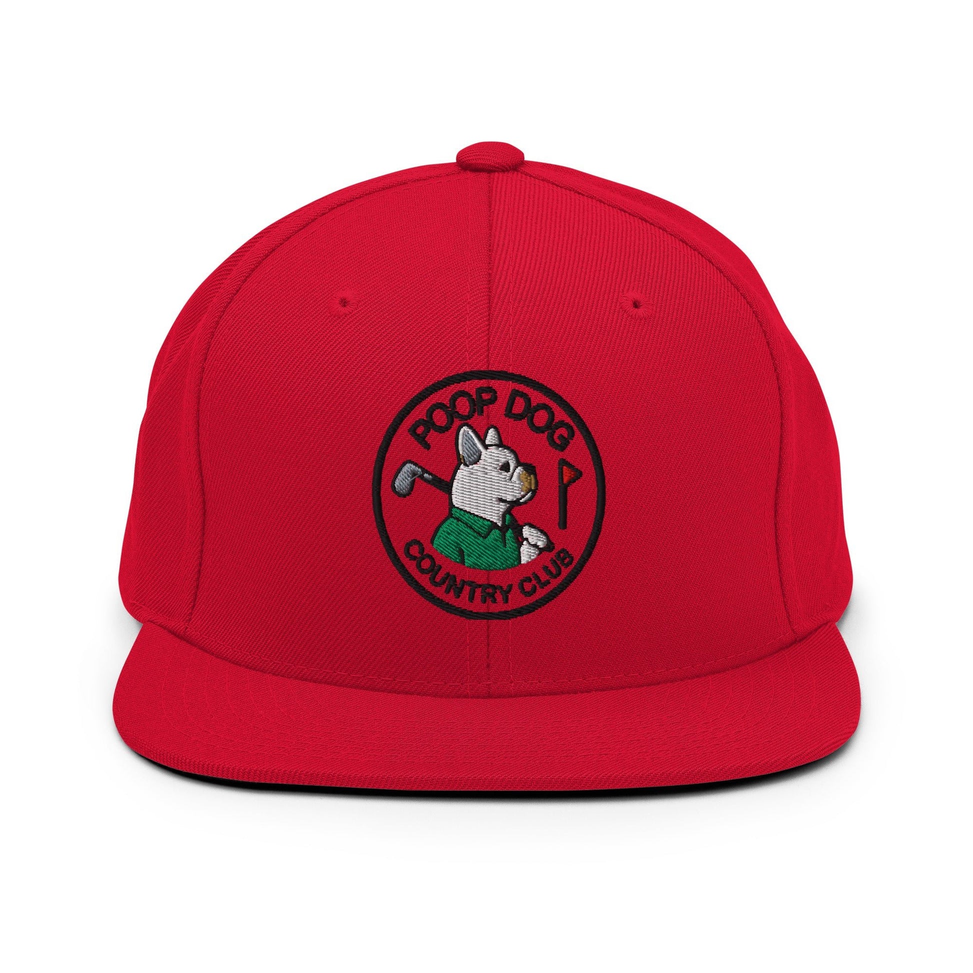 French Bulldog - Country Club Red golf hat – Poop Dog