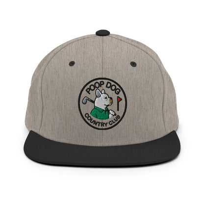 French Bulldog - Country Club Heather/Black golf hat – Poop Dog