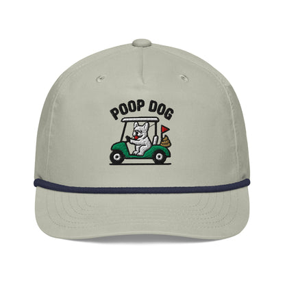 French Bulldog - Pace of Play Lt Gray/Navy golf hat – Poop Dog