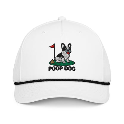French Bulldog - The Original White/Black golf hat – Poop Dog