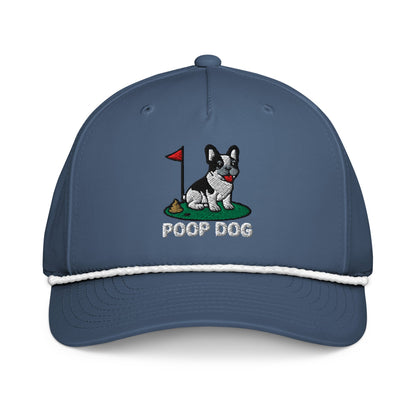 French Bulldog - The Original Light Blue/White golf hat – Poop Dog