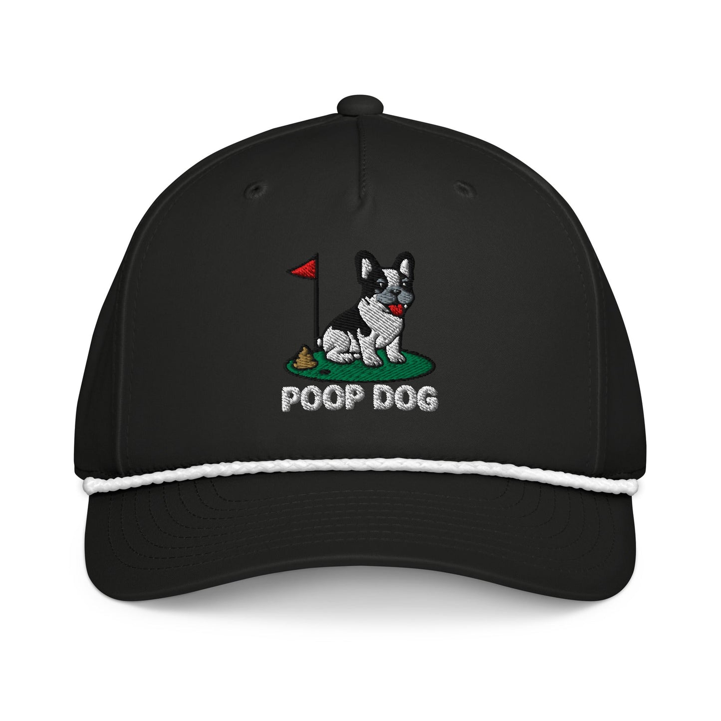 French Bulldog - The Original Black/White golf hat – Poop Dog