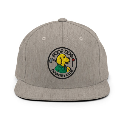 Golden Retriever - Country Club Heather Grey golf hat – Poop Dog