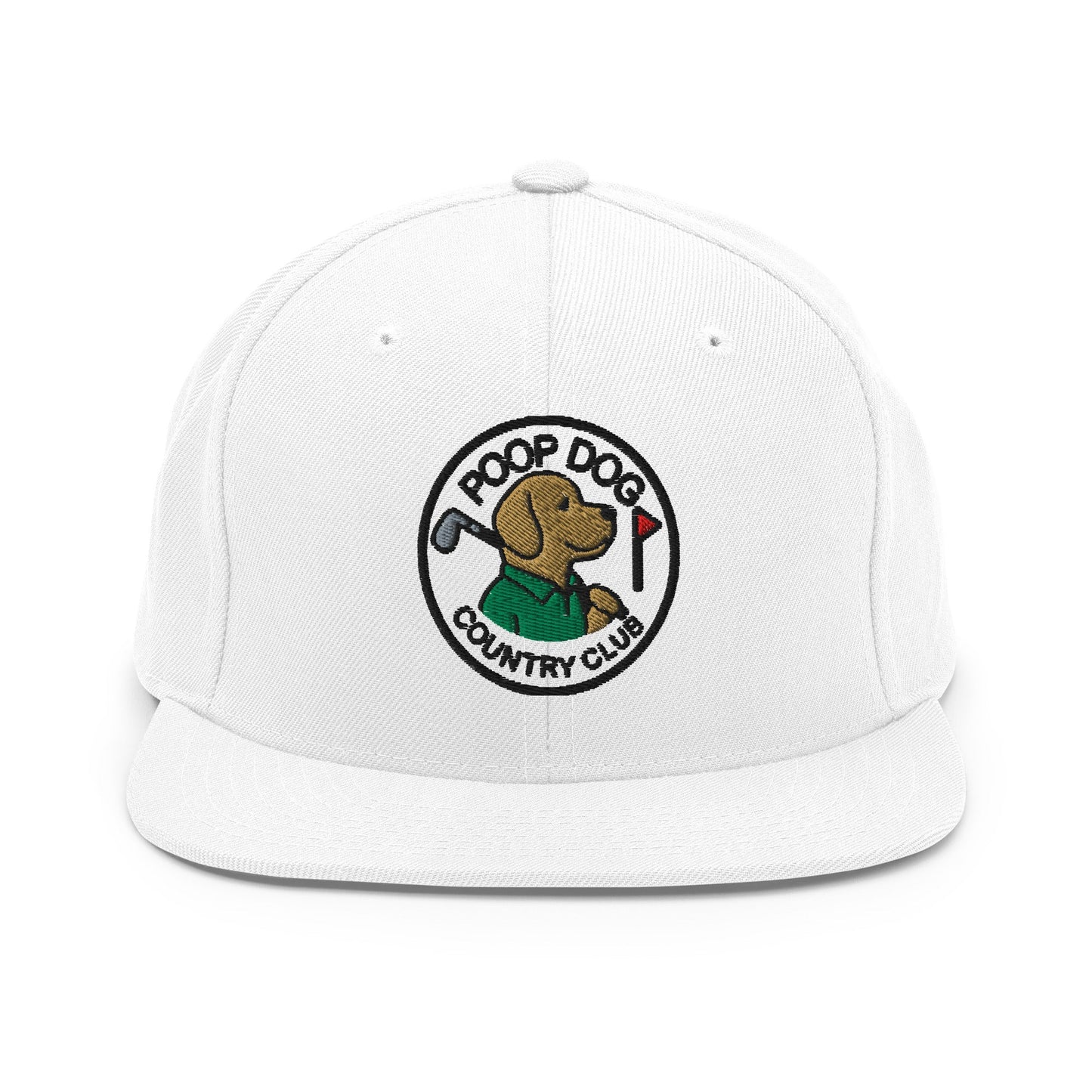 Labrador Retriever - Country Club White golf hat – Poop Dog