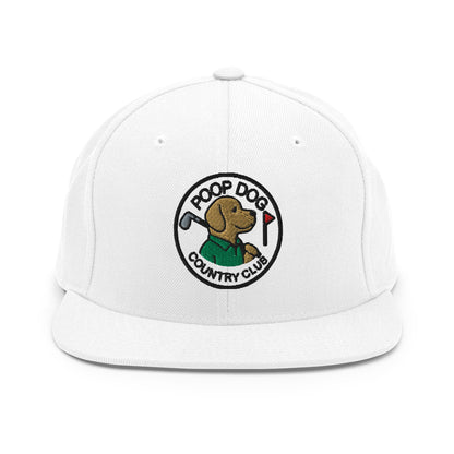 Labrador Retriever - Country Club White golf hat – Poop Dog