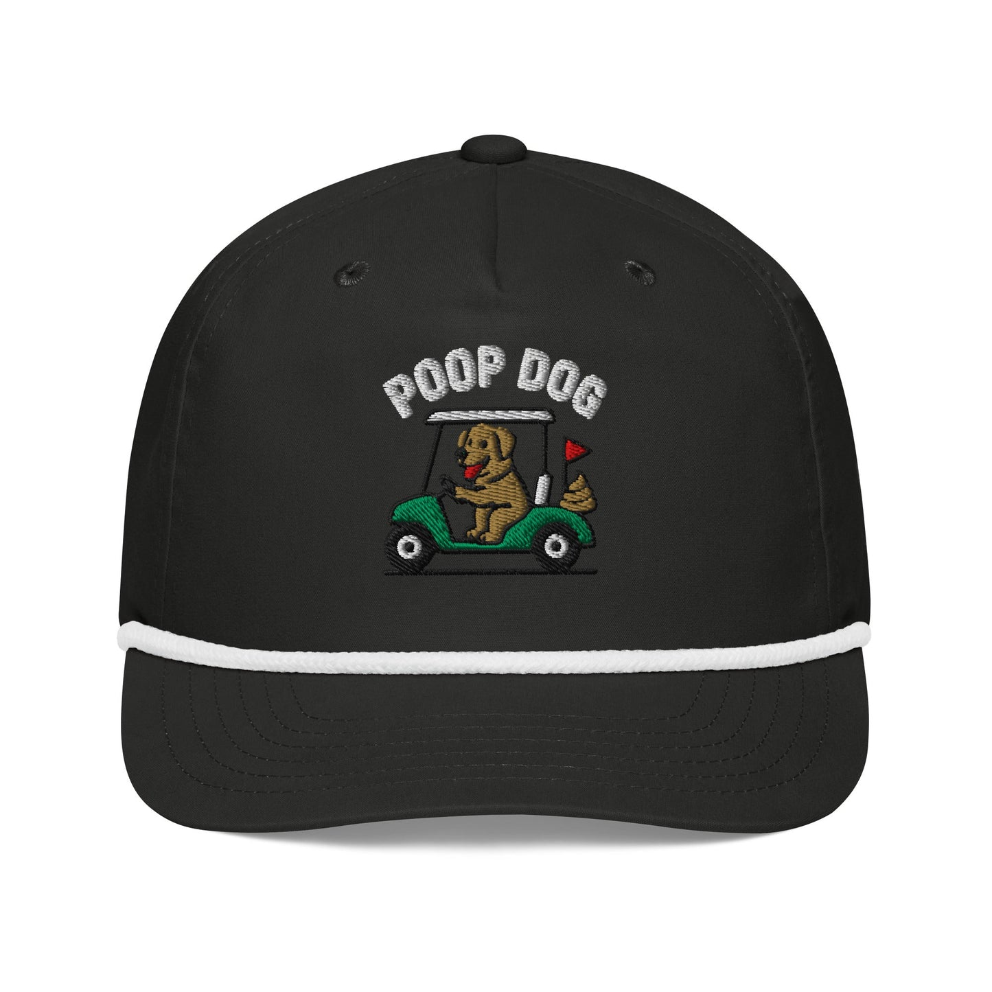 Labrador Retriever - Pace of Play Black/White golf hat – Poop Dog