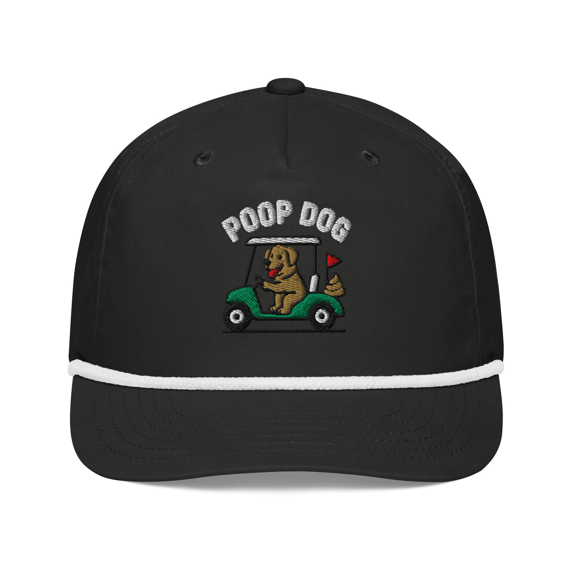 Labrador Retriever - Pace of Play Black/White golf hat – Poop Dog