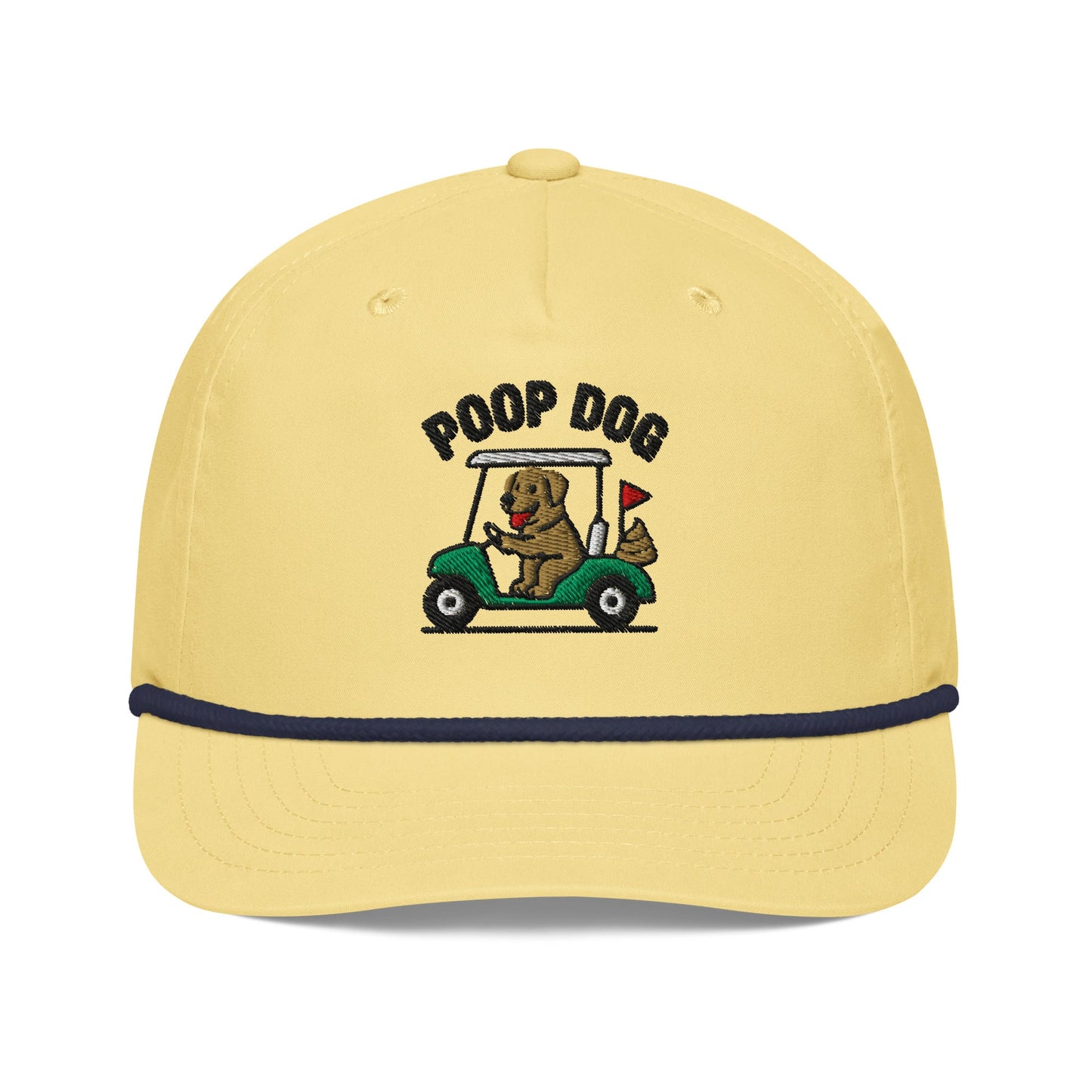 Labrador Retriever - Pace of Play Yellow/Navy golf hat – Poop Dog