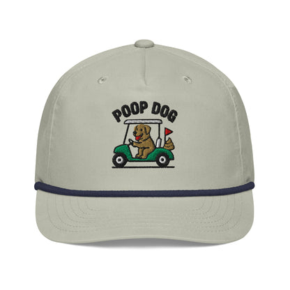 Labrador Retriever - Pace of Play Lt Gray/Navy golf hat – Poop Dog