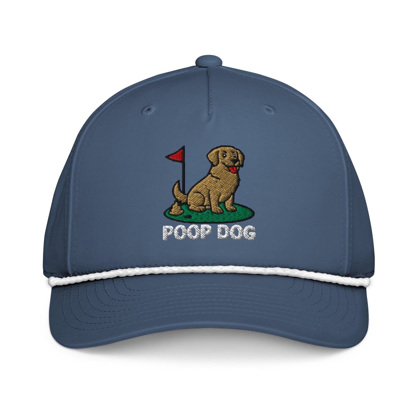 Labrador Retriever - The Original Light Blue/White golf hat – Poop Dog