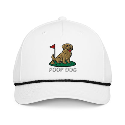 Labrador Retriever - The Original White/Black golf hat – Poop Dog