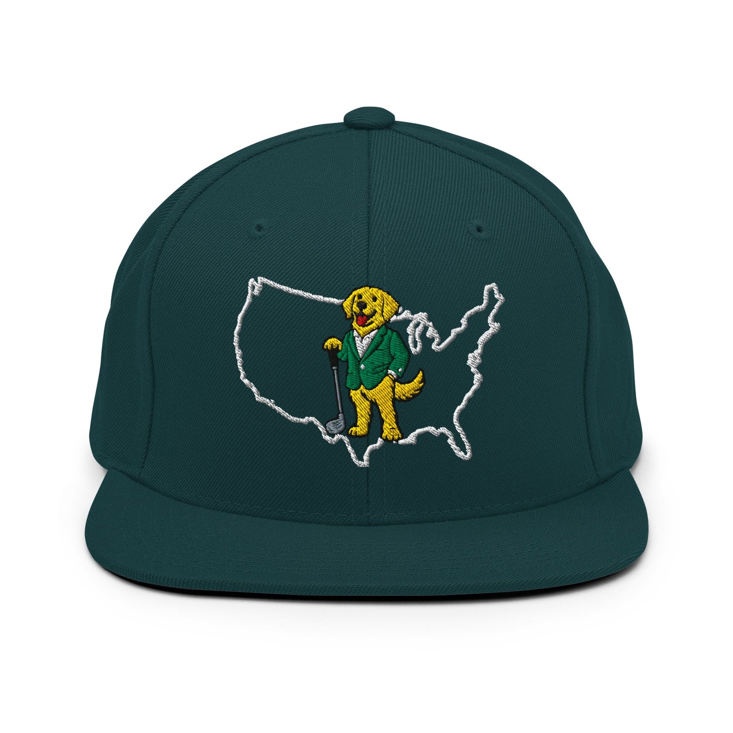 USA Champions Collection - Golden Retriever Spruce golf hat – Poop Dog